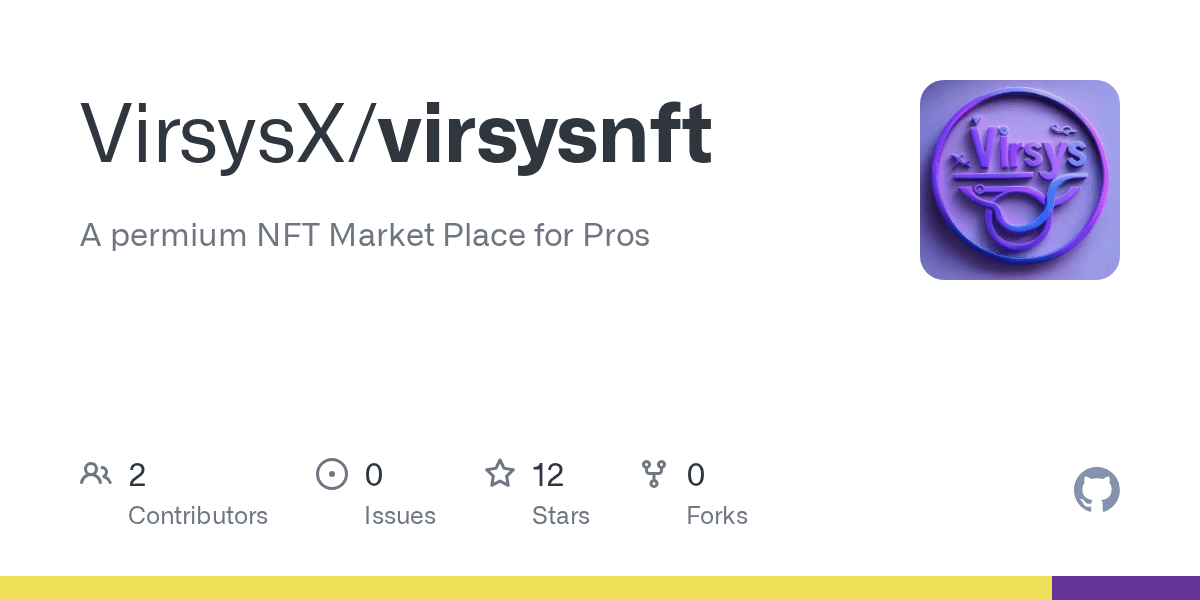 VirsysNFT Marketplace Demo
